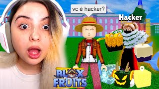 CHAMEI um HACKER de verdade e ELE ME MOSTROU TUDO no BLOX FRUITS!! ME SURPREENDI..