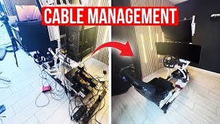 Comment j'ai fait mon cable management ? (Setup SIMRACING)