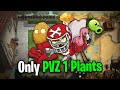 Beating Plants Vs Zombies 2 WITH ONLY Plants from PVZ 1 [The Movie]