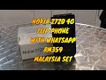 Unboxing Nokia 2720 4G Flip Phone Malaysia Set