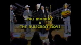 Bill Monroe and the Bluegrass Boys on Austin City Limits in 1981