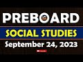 PREBOARD | 100 ITEMS SOCIAL STUDIES (Social Science) LET QUESTIONS | MARCH 17, 2024 LET REVIEWER