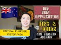 DIY NEW ZEALAND VISA APPLICATION \ CRITICAL PURPOSE VISITOR VISA \ TIPS AND GUIDE