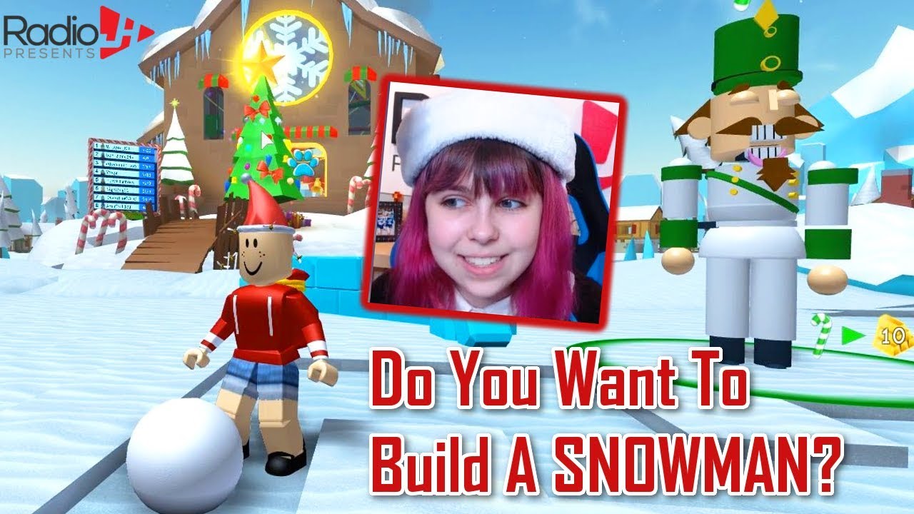 How To Build A Snowman In Roblox! RadioJH Games - YouTube