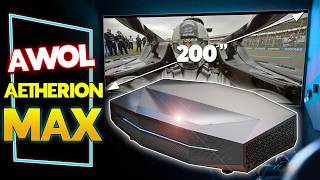 MASSIVE 200"! AWOL VISION Aetherion MAX 4K 3D UST Projector