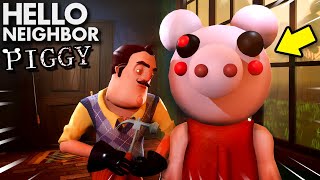 PIGGY IS IN HELLO NEIGHBOR NOW!? | Hello Neighbor Gameplay (Mods)