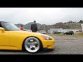 shakotan zokusha style cars leaving a car show not bosozoku