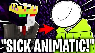 Ranboo REACTS TO ANIMATICS IN MEDIASHARE! (dream smp)