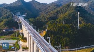 High-speed railway boosts tourism in China's "most beautiful countryside"