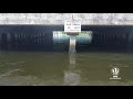 drone footage of sewage leak at oleta river