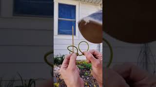 Knot Hack for Staking Plants