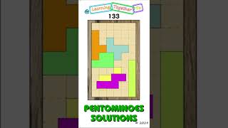 Not an image. #133 (Solution SETUP) Pentominoes Math Puzzle #mathchallenge #Shorts #puzzlegame