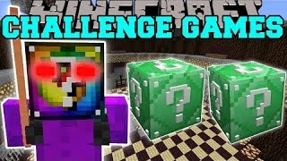 US Minecraft | AZKOR THE QUESTIONABLE CHALLENGE GAMES - Lucky Block Mod - Modded Mini Game