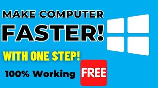One Powerful Tip To Speed Up Windows 10/11 Laptop for FREE | How To Clean Up My Laptop To Run Faster