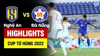 Highlights SLNA vs Đà Nẵng | Siêu phẩm vuốt bóng gần 40m không tưởng - đại tiệc 4 bàn thắng