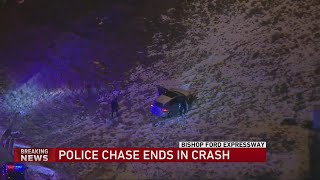 Man arrested after CPD officer hit during multi-county chase