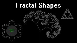 Programming Fractal Shapes: Java