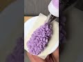 Lilac piping demo w/ drop flower tip! #shorts #buttercreamflower #flowerpiping