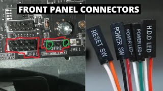 Learn How To Connect Front Panel Connectors ( MSI G41M-P26 ) - EASY GUIDE