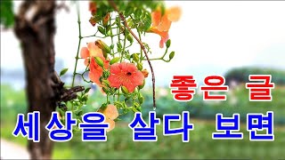 세상을 살다보면