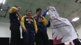 2017 CCAA Badminton Championships - Women's Doubles Gold Medal Match Highlights