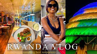 TRYING OUT BEST RATED RESTURANTS IN KIGALI | Travel Vlog | Places to eat in Kigali