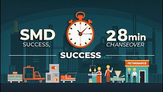 ₹1 Crore Saved Using SMED | Changeover Time Cut by 65% | (For best experience, choose 1.25X Speed)