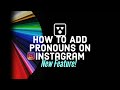 How to Add Pronouns on Instagram 2021