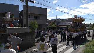 2023.8.26.  鉾田市  鉾神社例大祭(本祭・1日目)  旭町と本町のかわし