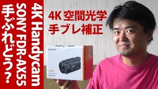 SONY FDR-AX55 購入！ソニー4Kハンディカムで空間光学手ブレ補正の街歩きと低照度・夜間撮影を試してみた作例