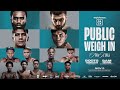 Jaron Ennis Vs Karen Chukhadzhian & Jesse 'Bam' Rodriguez Vs Guevara Weigh In