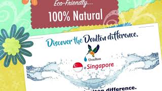 Doulton Singapore, Eco-friendly, 100% Natural Material, Less Plastic, Easily compost the filter