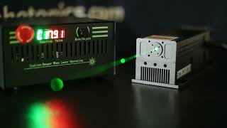 CW laser at 532nm for single molecule spectroscopy - tracking fluorescently labelled molecules