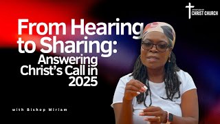 From Hearing to Sharing: Answering Christ’s Call in 2025