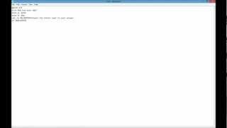 Batch Programming Tutorials- Episode 1- The Basics