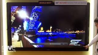 InfoComm 2014: UIT Exhibits Its Walnut Interactive 4K LED Boards