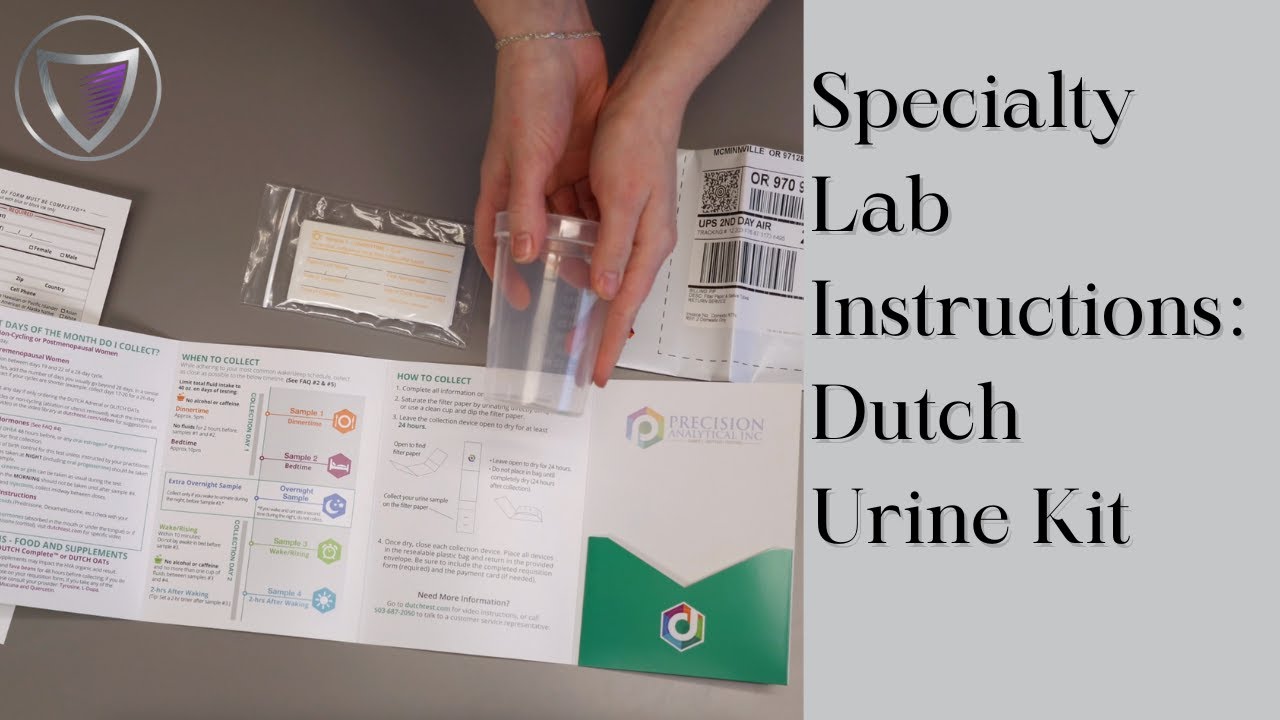 Specialty Labs Dutch Urine Kit Youtube