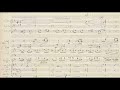 webern passacaglia for orchestra op. 1 w. manuscript score