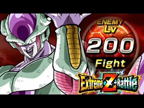 ⚠️*LEVEL 200* PHY 2ND FORM FRIEZA EXTREME Z BATTLE - DBZ DOKKAN BATTLE ...