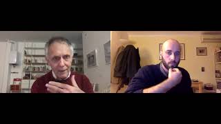 Carlo Sironi presents "Sole" with Prof. David Forgacs