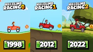 Hill Climb Racing 0 vs Hill Climb Racing 1 vs Hill Climb Racing 2