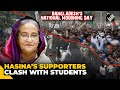 Protesting students clash with Sheikh Hasina’s supporters on Bangladesh's National Mourning Day