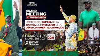 [ 🛑 DIRECT / TAMBA  ] Urgent 🚨 GRAND MEETING DE OUSMANE SONKO AU STADE RÉGIONAL.