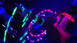 Disorient presents: BIOLUMINESCENCE III @ On a Boat NYC 4/19/11 Part II - Amazing Hula Hooping!