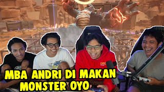 RENTAL PS !! MBA ANDRI KENA GANGBANG SAMA MONSTER OYO - GIGABASH