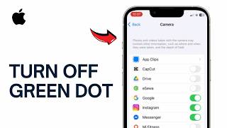 How to Turn Off Green Dot on iPhone