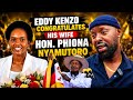 Eddy Kenzo Congratulates his Wife Hon Phiona Nyamutoro for Reelection as Minister in Cabinet 
