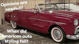 1951 Packard 250!! When did car designers fail??? Need opinions on this.