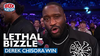 Lethal Bizzle Ecstatic Reaction To Derek Chisora Sensational Win