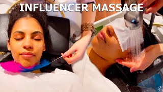 ASMR: Relaxing CHINESE INFLUENCER MASSAGE and HYDROTHERAPY!